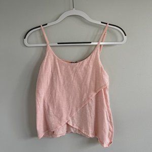 Coral Spaghetti Strap Top | SMALL
